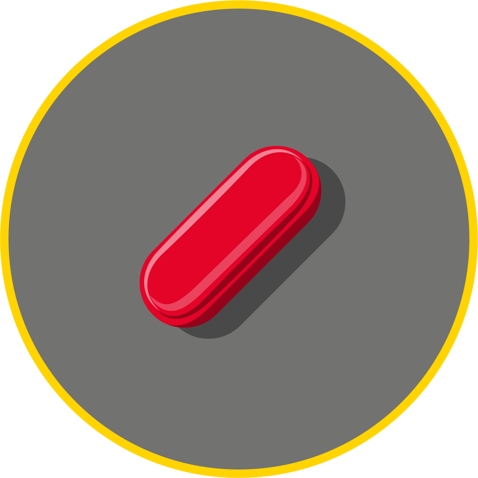 Red capsule